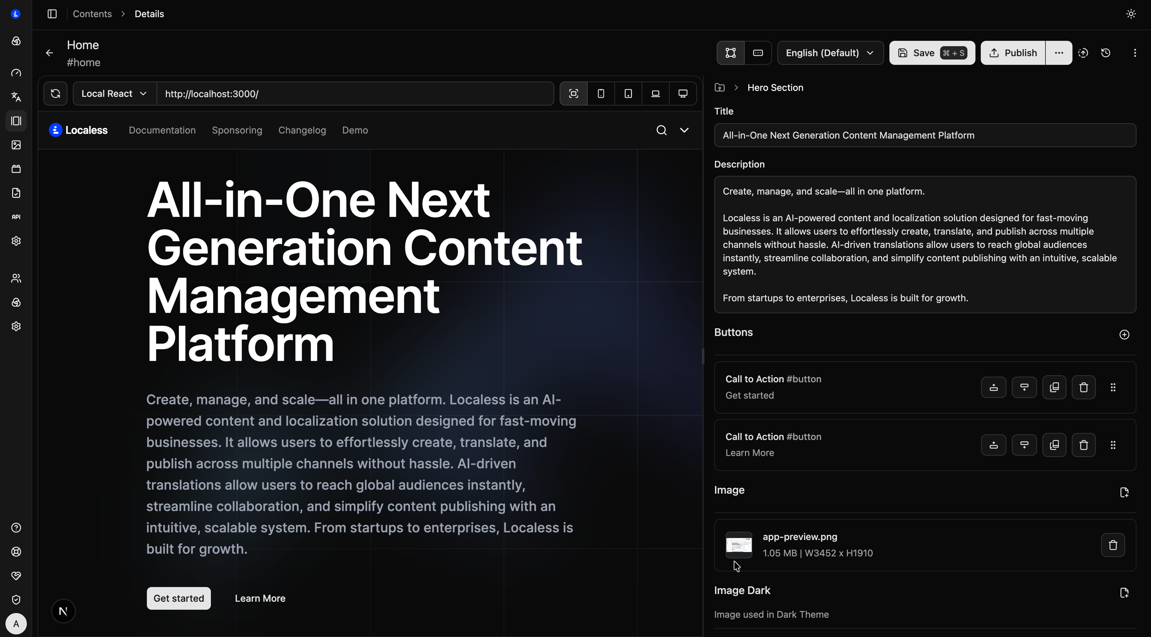 App screenshot