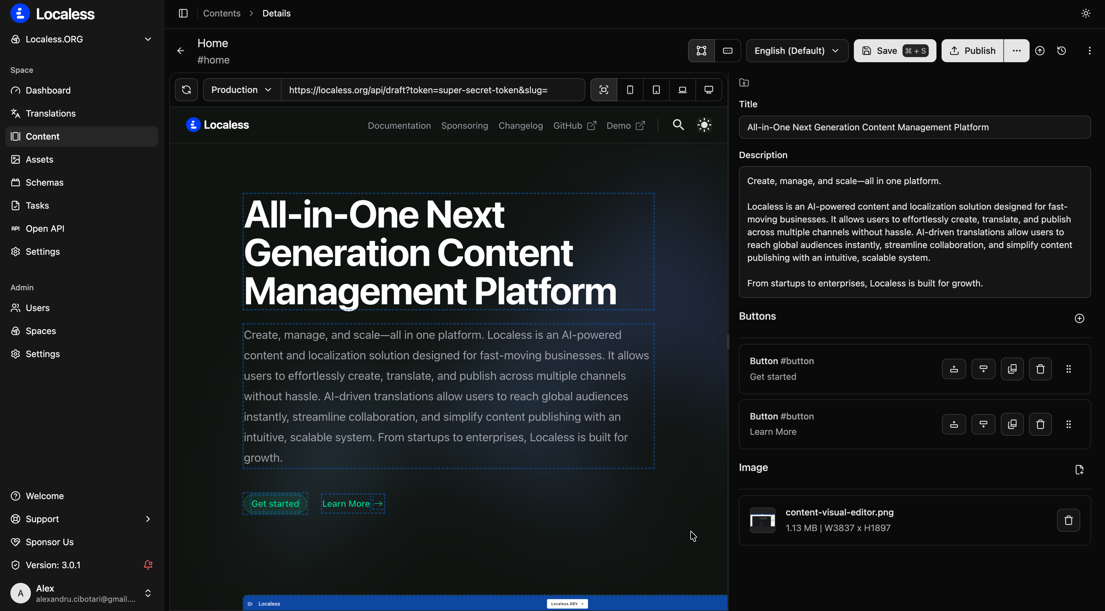 App screenshot
